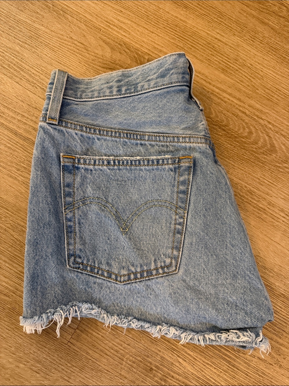 Levi's Light Blue Denim Jean Shorts